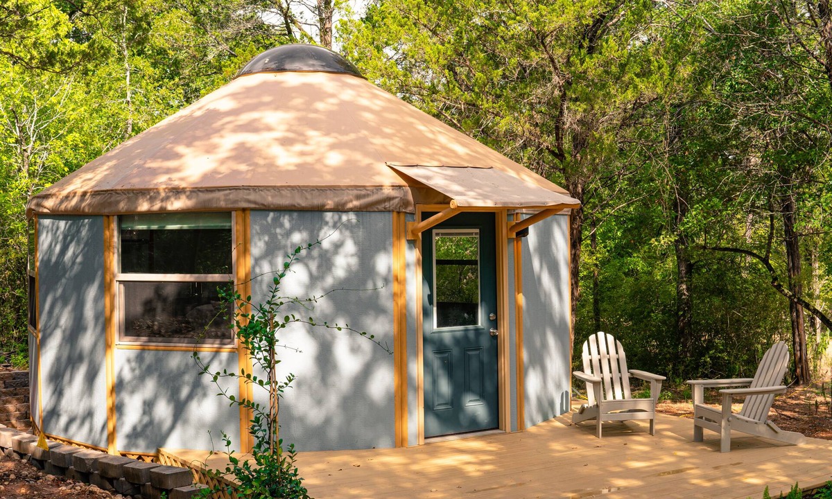 Relax Secluded Yurt Acre Property | Bastrop