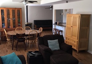 1/2 mile to the beach, open floor plan,4bed/2bath home!