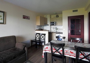 100m from ski slopes, 1st floor, view valley, parking, tv, ski locker, 37m², Peyragudes