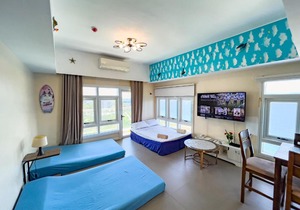 1BR OceanFront at Arterra, fast WiFi, NFlix, kitchen