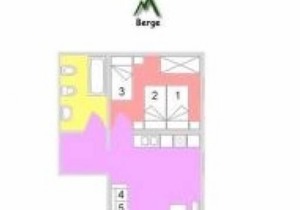 2-room apartment with pool, children's pool and table tennis table