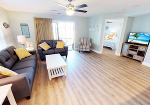 2nd Floor Updated 2 BR Villa in Sunset Beach - Beautiful Views - (RC403)