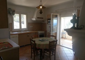 3-star, non-smoking villa with exceptional view of the Gulf of Galeria