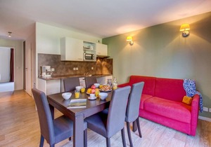 300m from resort center, fitness, swimming pool, parking, tv, ski locker, 25m², La Féclaz