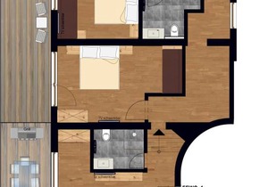 83 m² Apartment ∙ 2 bedrooms ∙ 7 guests