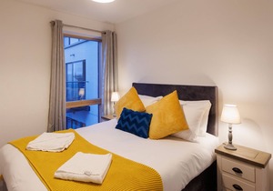 A 5 star luxury hotel with home cinema in city centre