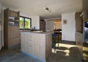 A beautiful modern house in Corsica.