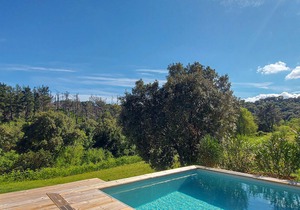 A beautiful modern house in Corsica.