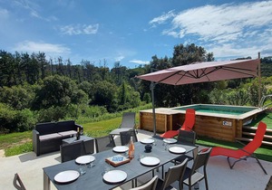 A beautiful modern house in Corsica.