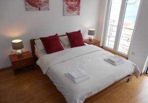 A modern apartment only a few metres from the sea with stunning views of Kotor.