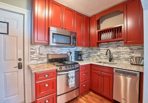 Above the downtown scene stay at the Yamhill Flats: Suite 4