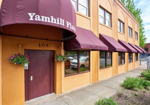 Above the downtown scene stay at the Yamhill Flats: Suite 4