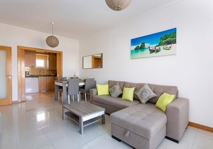 Albufeira Beach Apartment with sea views of the Bay all the way to the Old Town