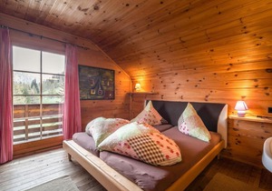 Alpine Chalet in Sankt Oswald near Ski Lift