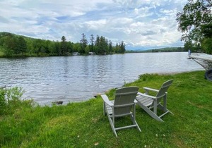 Amazing lakefront home in the White Mountains with game room theater