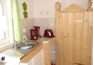 Apartment in a quiet location, 2 minutes walk. to the lake, 10 km before the Landesh. Schwerin