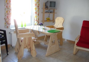 Apartment in a quiet location, 2 minutes walk. to the lake, 10 km before the Landesh. Schwerin