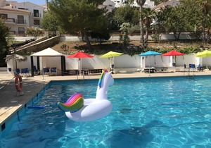 Apartment near the beach, shared pool, wifi, private parking.