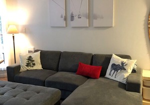 Apex Mountain renovated one bedroom Condo with mountain view