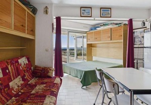 Appartement RDC 4 pers, vue mer, parking privé, non-fumeur! - FR-1-423-26
