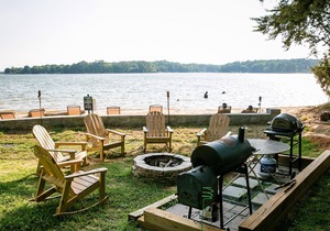 Beach View Studio Cabin with Private Porch #13 at Long Cove Resort by RedAwning