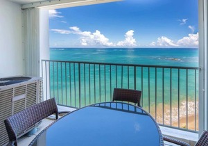Beachfront View 15th Floor 2BR w/Parking @ ESJ
