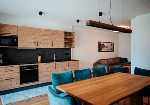 Beautiful apartment with 2 bathrooms, on ski slope