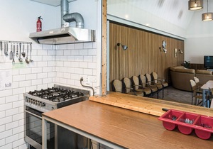 Beautiful home in Den Ham with kitchen