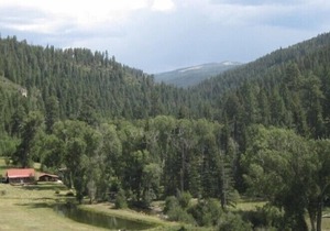 Beautiful Rustic Indian-Bear Cabin Right on the Pecos River.