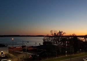 Beautiful Sunsets in Condominium Located in the Heart Of Detroit Lakes.