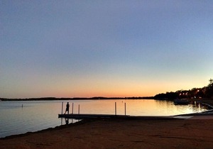 Beautiful Sunsets in Condominium Located in the Heart Of Detroit Lakes.