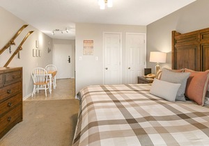 Beautifully updated Timbers studio room with slope views!