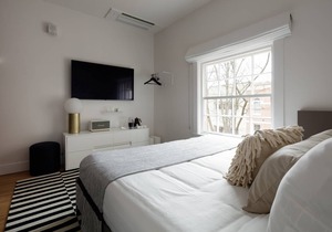 Boutique Hotel Room above The Jefferson Theater on the Downtown Mall