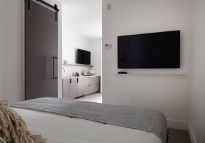Boutique Hotel Room above The Jefferson Theater on the Downtown Mall