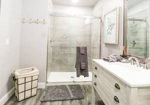 Boutique hotel in historic downtown Seneca. Room #6, King bed.
