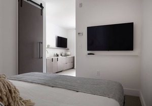 Boutique Hotel Room above The Jefferson Theater on the Downtown Mall