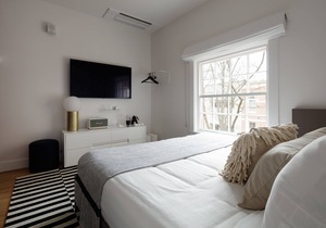 Boutique Hotel Room above The Jefferson Theater on the Downtown Mall