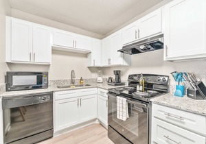 Bright 2BR King Suite w Gym& close to Downtown