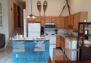Bright and sunny mountain condo - ALL are welcome!