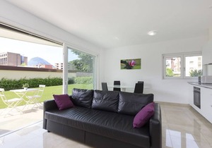 Bright one-bedroom apartment close to Lugano lake front - ROGGIA 2