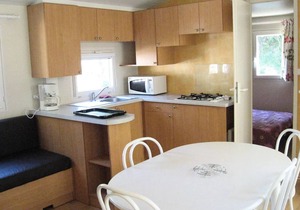 Camping Le Sous Bois * - Mobile home Premium 4 rooms 6 people Air-conditioned