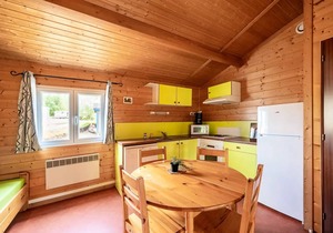 Camping Seasonova Les Vosges du Nord * - Chalet ZEN Comfort 35m2 - 2 bedrooms/2 bathrooms 4 people