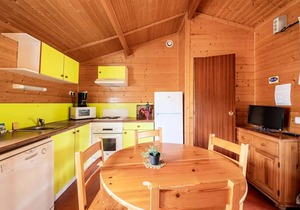 Camping Seasonova Les Vosges du Nord * - Chalet ZEN Comfort 35m2 - 2 bedrooms/2 bathrooms 4 people