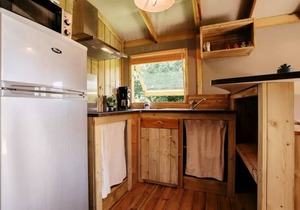 Campsite maeva Respire Domaine de Kervallon * - Cabane Lodge 3 Rooms 5 People + TV