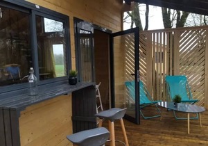Campsite maeva Respire Domaine de Kervallon * - Cottage Trapper 4 Rooms 6/8 People + TV