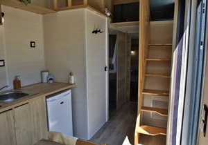 Campsite maeva Respire Domaine de Kervallon * - Tiny House 3 Rooms 4 People + TV