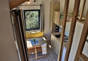 Campsite maeva Respire Domaine de Kervallon * - Tiny House 3 Rooms 4 People + TV