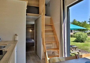 Campsite maeva Respire Domaine de Kervallon * - Tiny House 3 Rooms 4 People + TV
