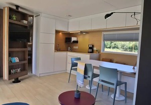 Campsite maeva Respire Domaine de Kervallon * - Mobile Home Taos 4 Rooms 6 People + Jacuzzi + TV