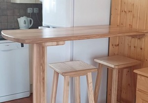 Chalet, 300m from ski slopes, fitness, swimming pool, sauna, terrace, parking, tv, ski locker, 42m²